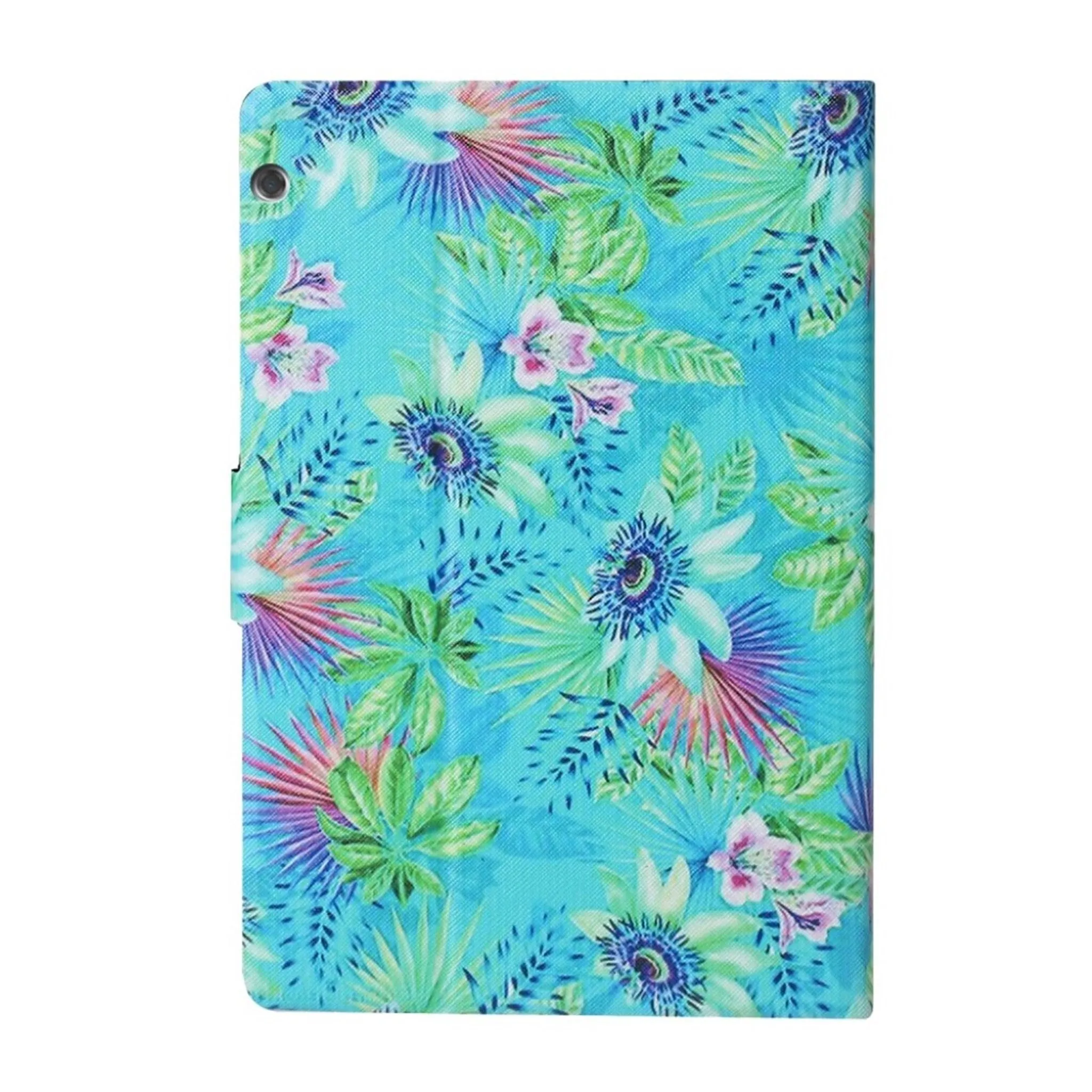 Huawei MediaPad T3 10 cool pattern leather flip case - Flowers