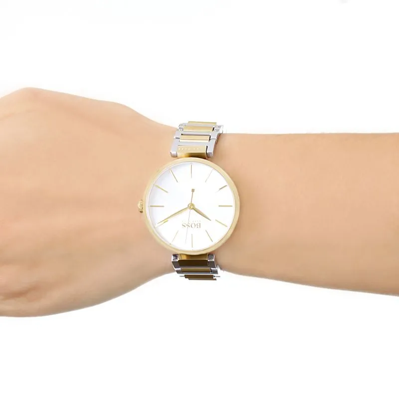 Hugo Boss Allusion Quartz Silver Dial Ladies Watch 1502417