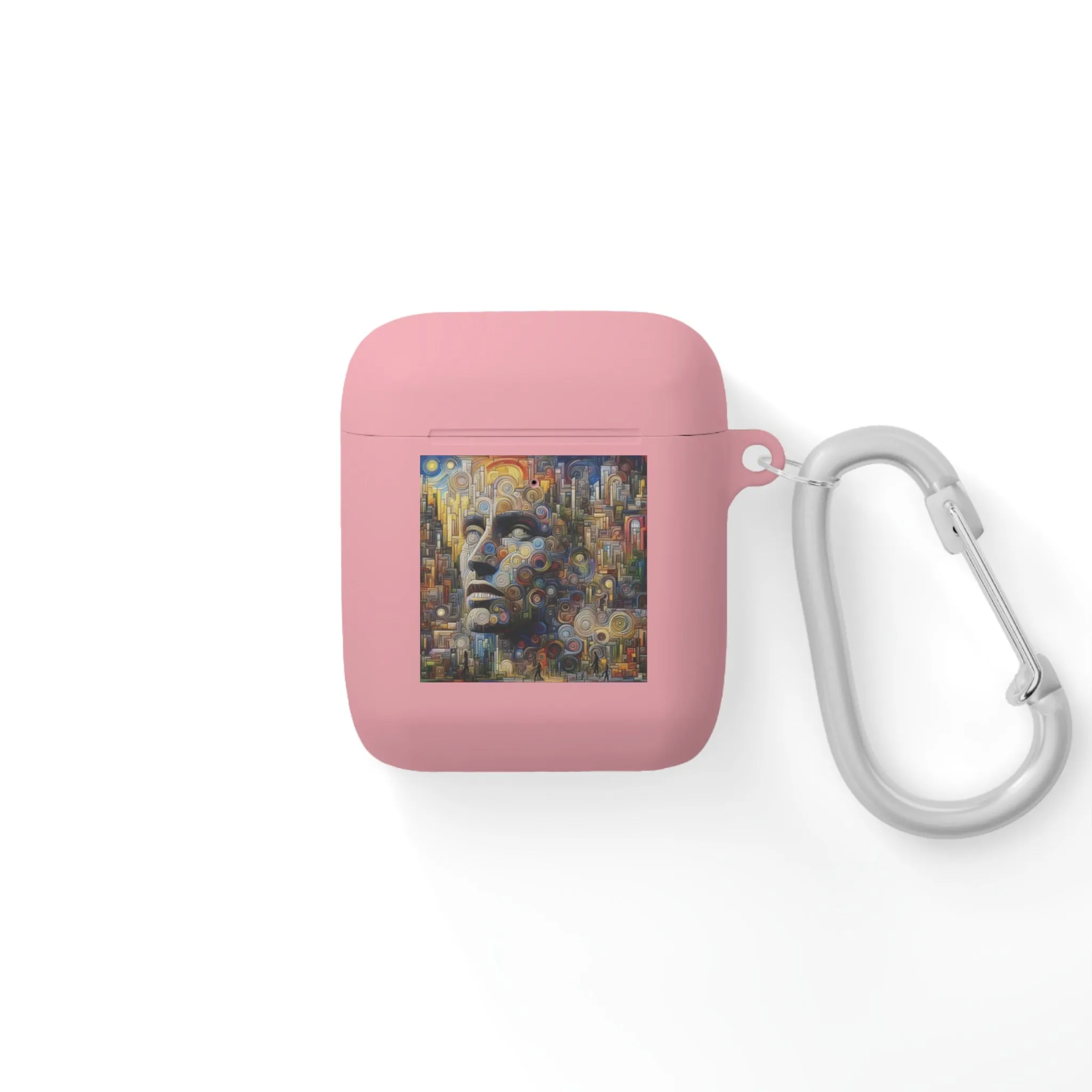 Human face with colorful and abstract design AirPods and AirPods Pro Case Cover