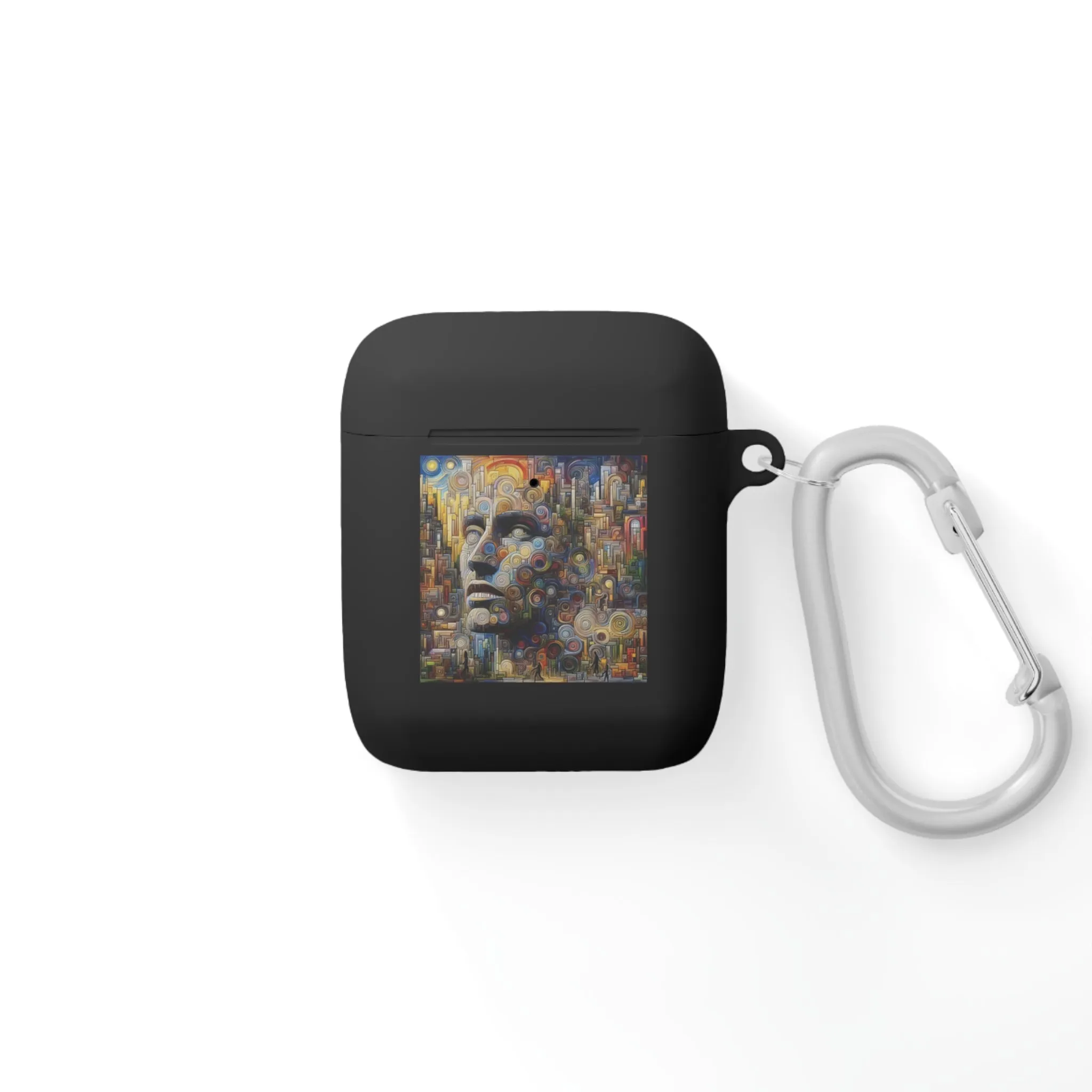 Human face with colorful and abstract design AirPods and AirPods Pro Case Cover