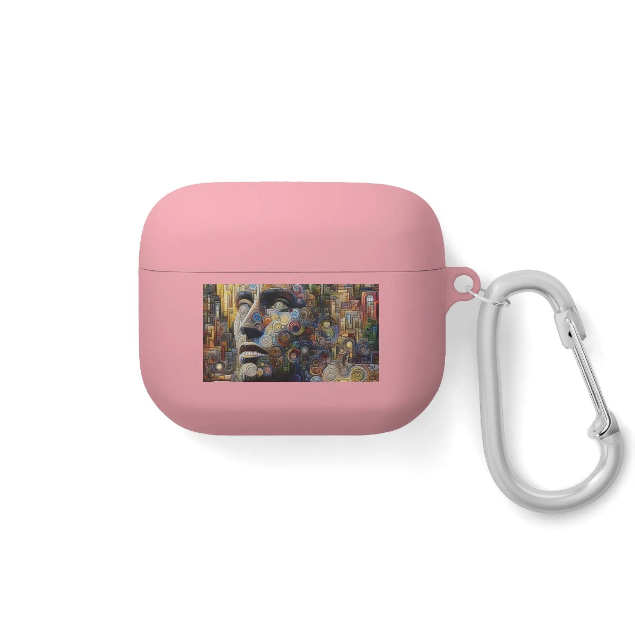 Human face with colorful and abstract design AirPods and AirPods Pro Case Cover