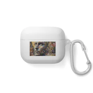 Human face with colorful and abstract design AirPods and AirPods Pro Case Cover