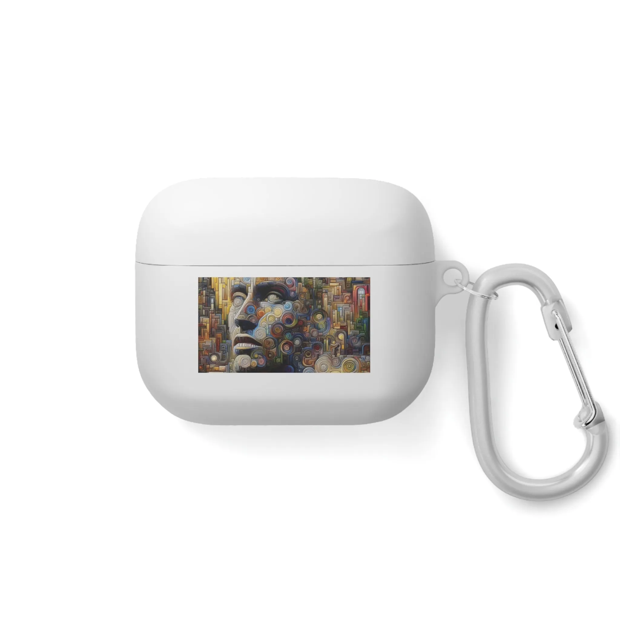 Human face with colorful and abstract design AirPods and AirPods Pro Case Cover
