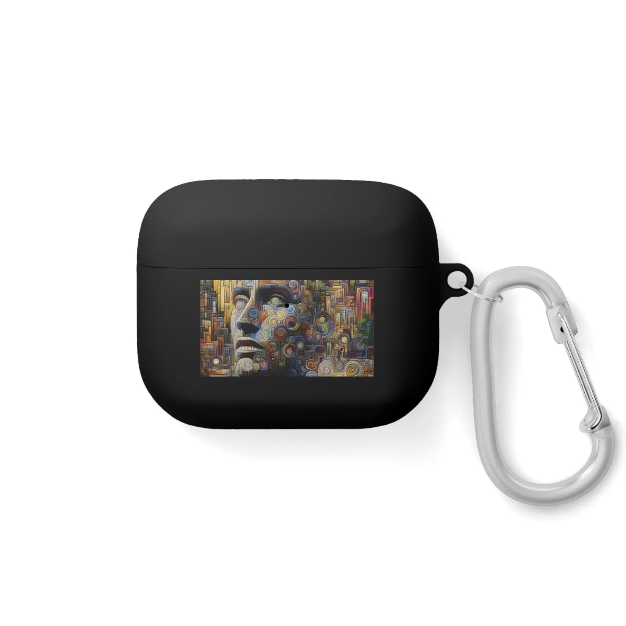 Human face with colorful and abstract design AirPods and AirPods Pro Case Cover