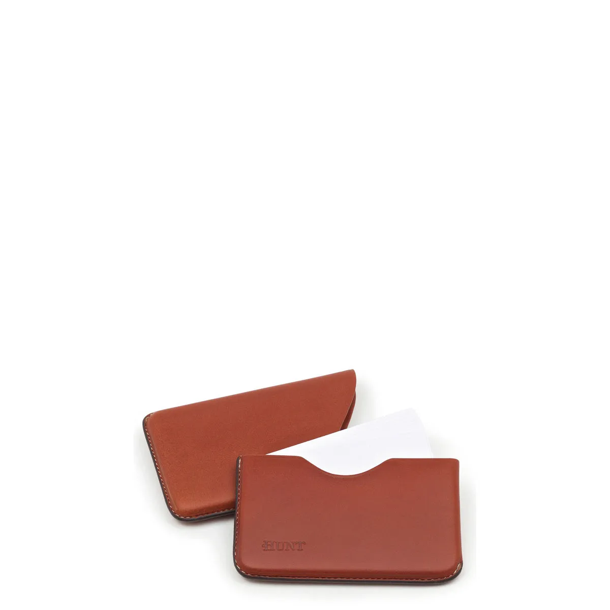 Hunt Business Card Case - Tan