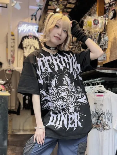 Hypercore "Itadakimasu" (let’s eat) black & purple t-shirt