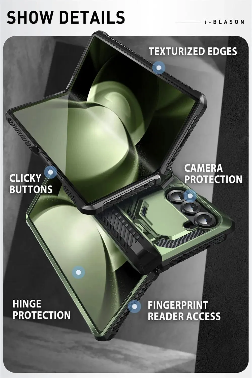I-BLASON Galaxy Z Fold 6 Armorbox Military-Grade Case