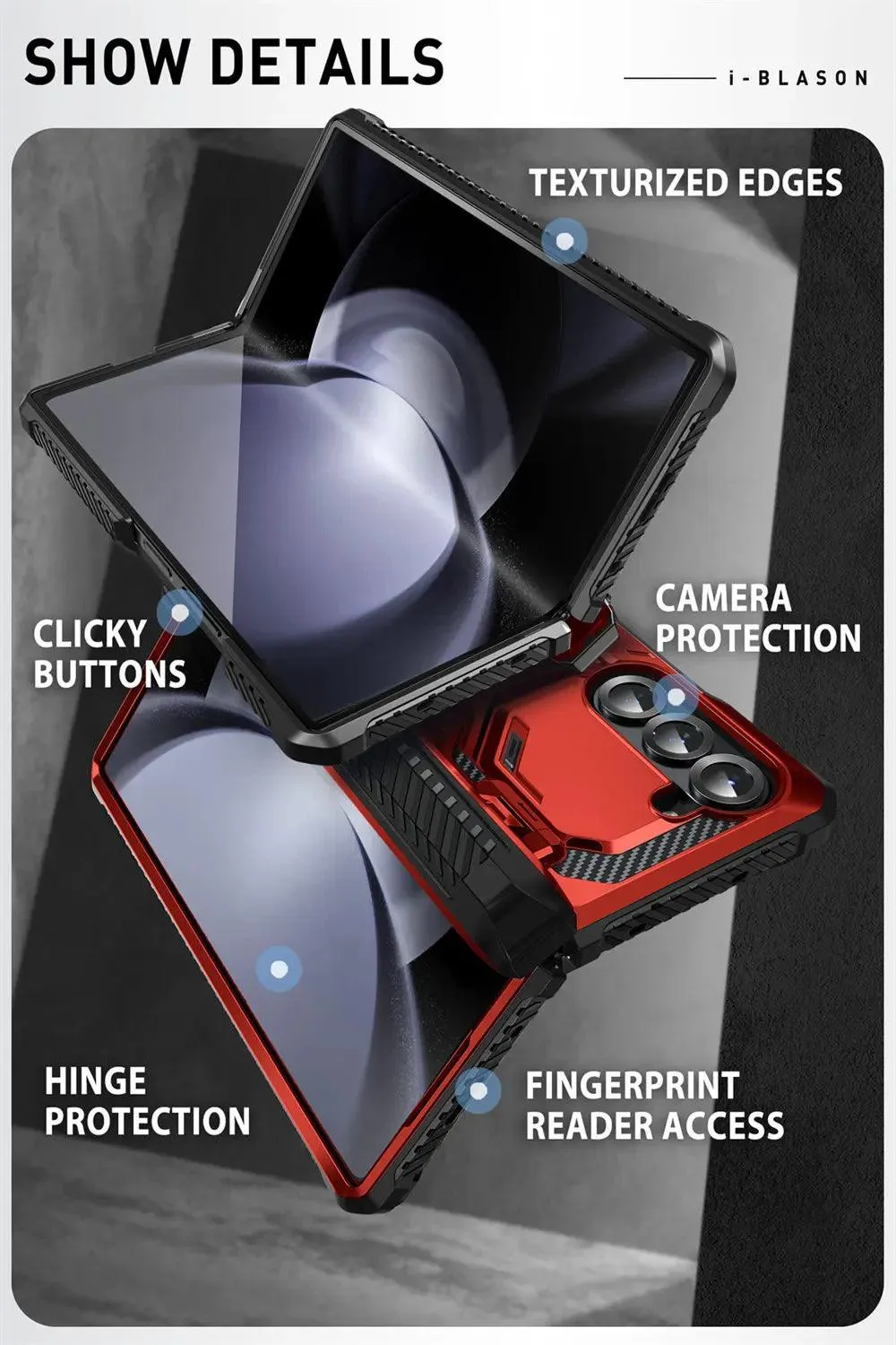 I-BLASON Galaxy Z Fold 6 Armorbox Military-Grade Case
