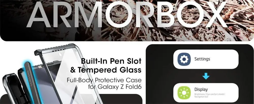 I-BLASON Galaxy Z Fold 6 Armorbox Military-Grade Case
