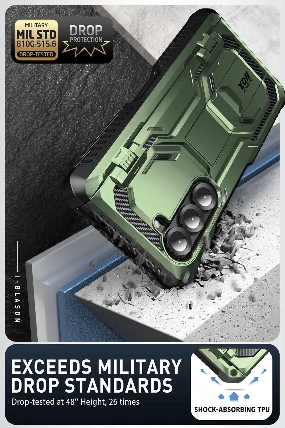 I-BLASON Galaxy Z Fold 6 Armorbox Military-Grade Case