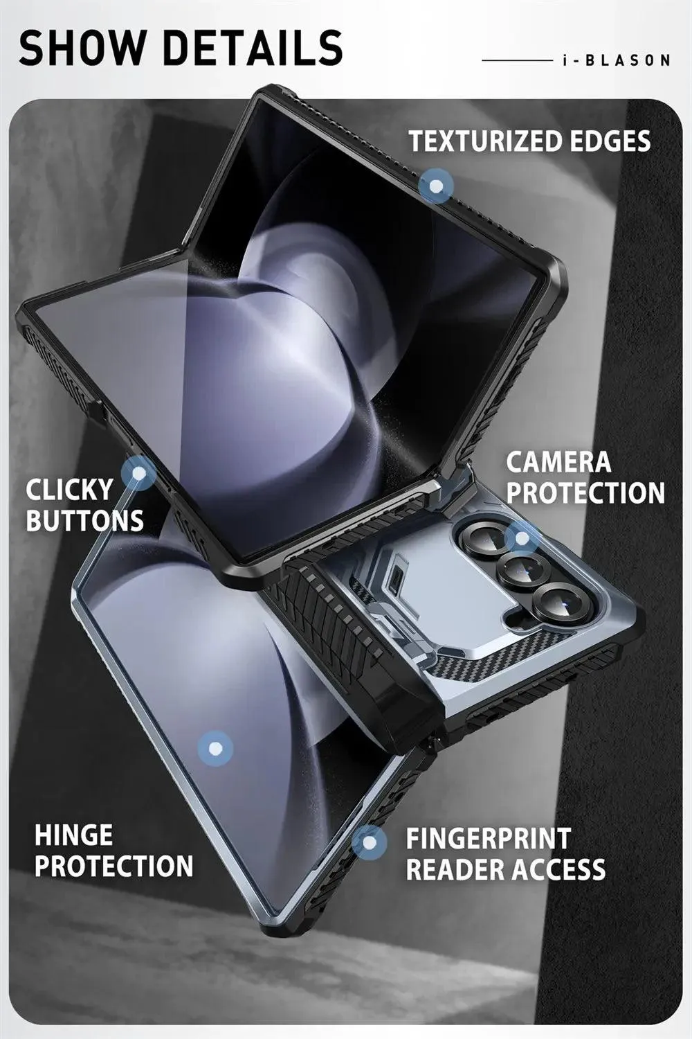 I-BLASON Galaxy Z Fold 6 Armorbox Military-Grade Case
