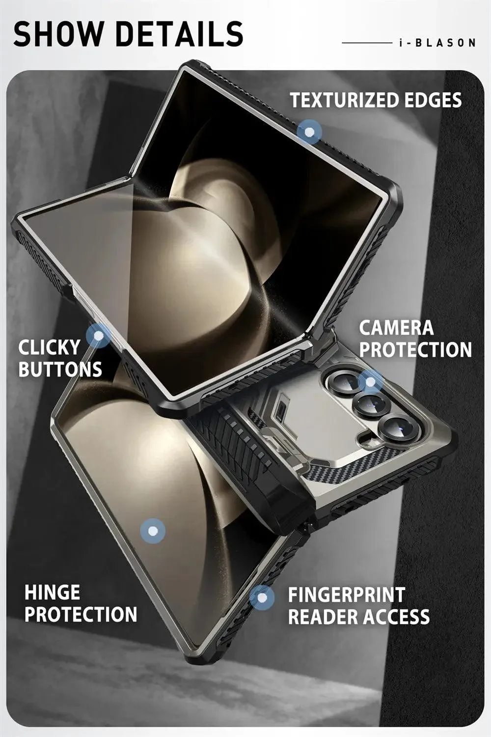 I-BLASON Galaxy Z Fold 6 Armorbox Military-Grade Case