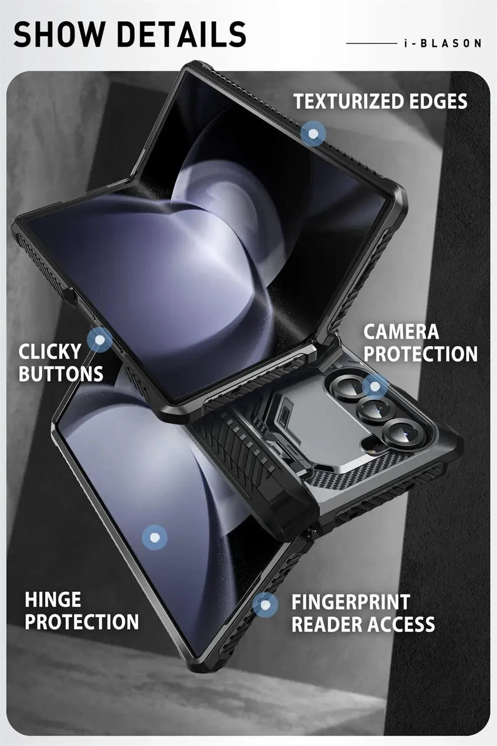 I-BLASON Galaxy Z Fold 6 Armorbox Military-Grade Case