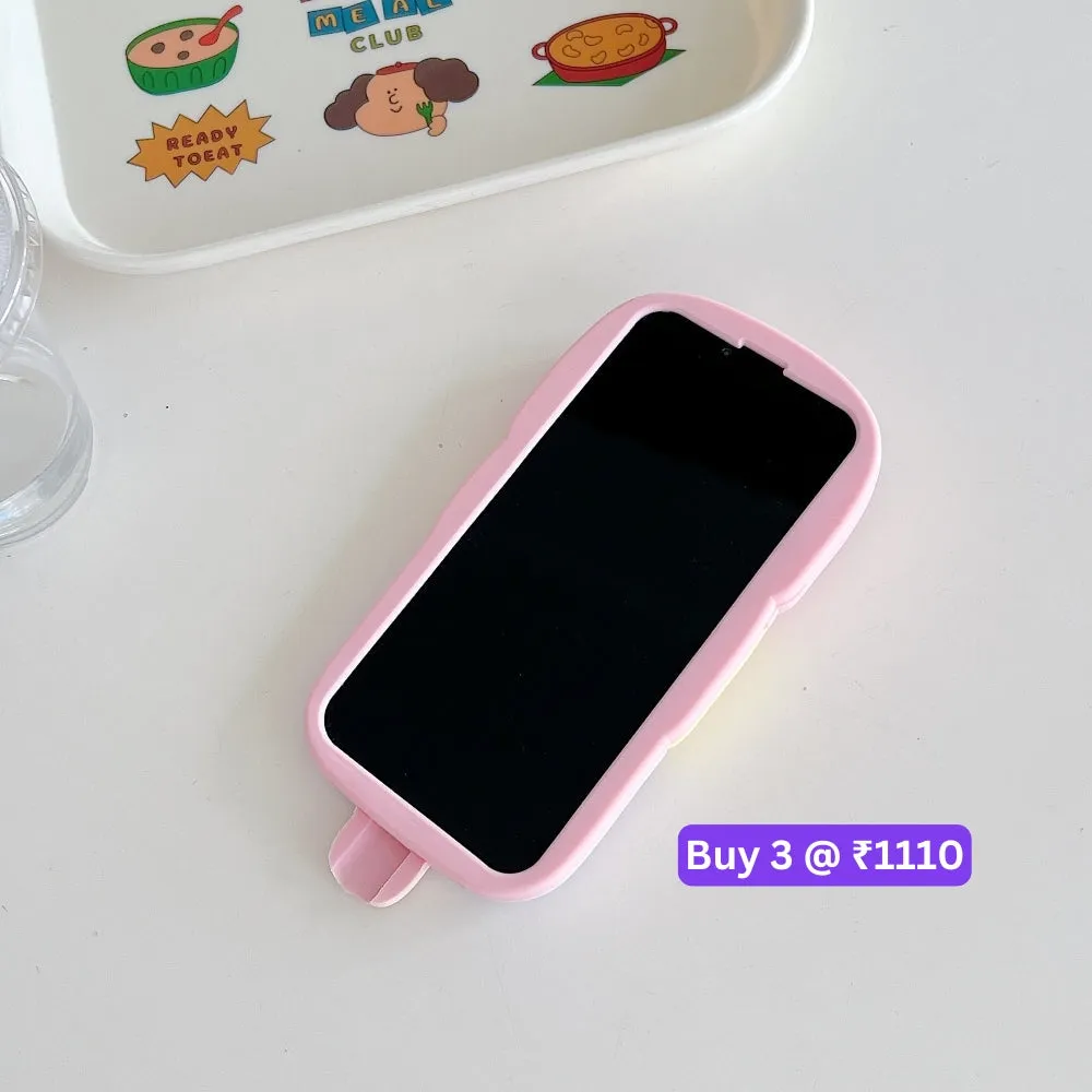 Ice candy Rabbit Toy Silicone Soft Phone Case - iPhone 13 Pro