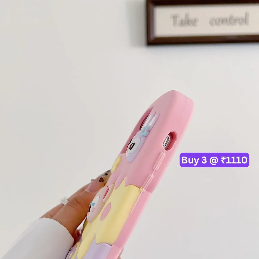 Ice candy Rabbit Toy Silicone Soft Phone Case - iPhone 14 Pro