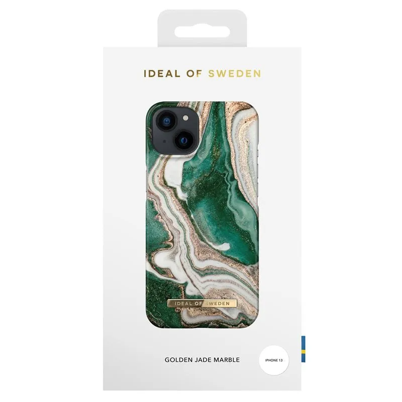 iDeal of Sweden - iPhone 13 Hardcase Cover (IDFCAW18-I2161-98) - Golden Jade Marble