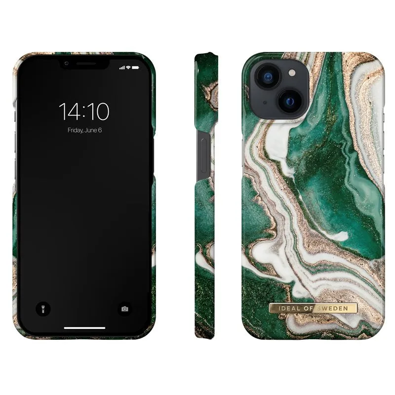 iDeal of Sweden - iPhone 13 Hardcase Cover (IDFCAW18-I2161-98) - Golden Jade Marble