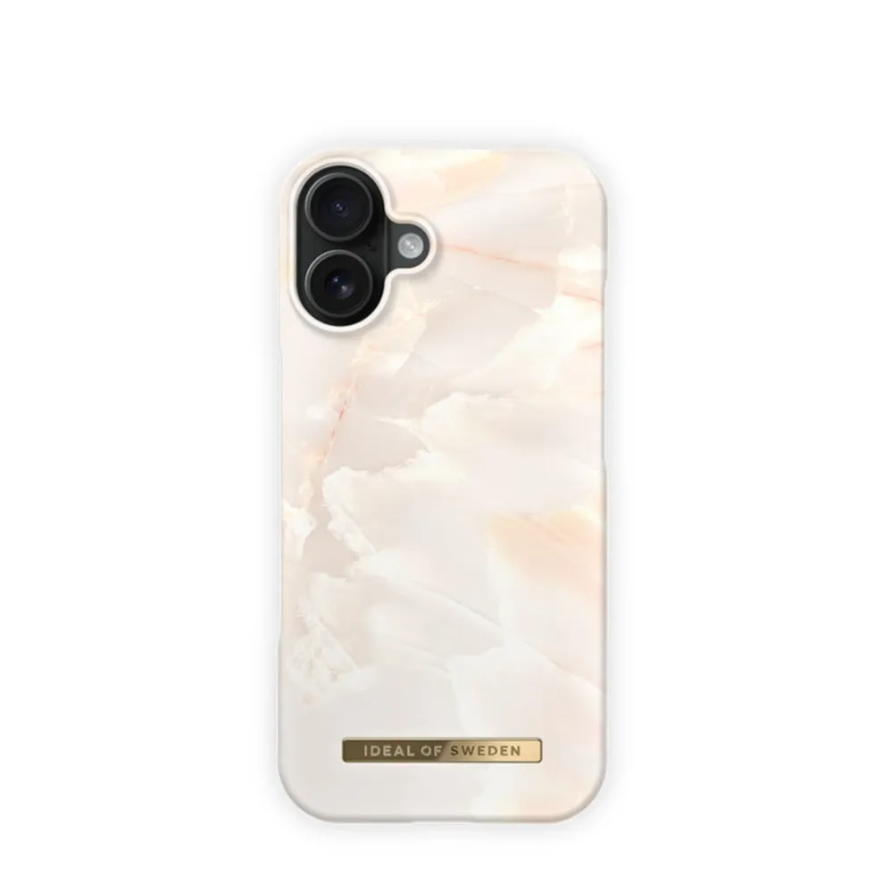 iDeal of Sweden - iPhone 16 Plus MagSafe Hardcase Case Recycled (IDFCMS-I2467-257) - Rose Pearl Marble