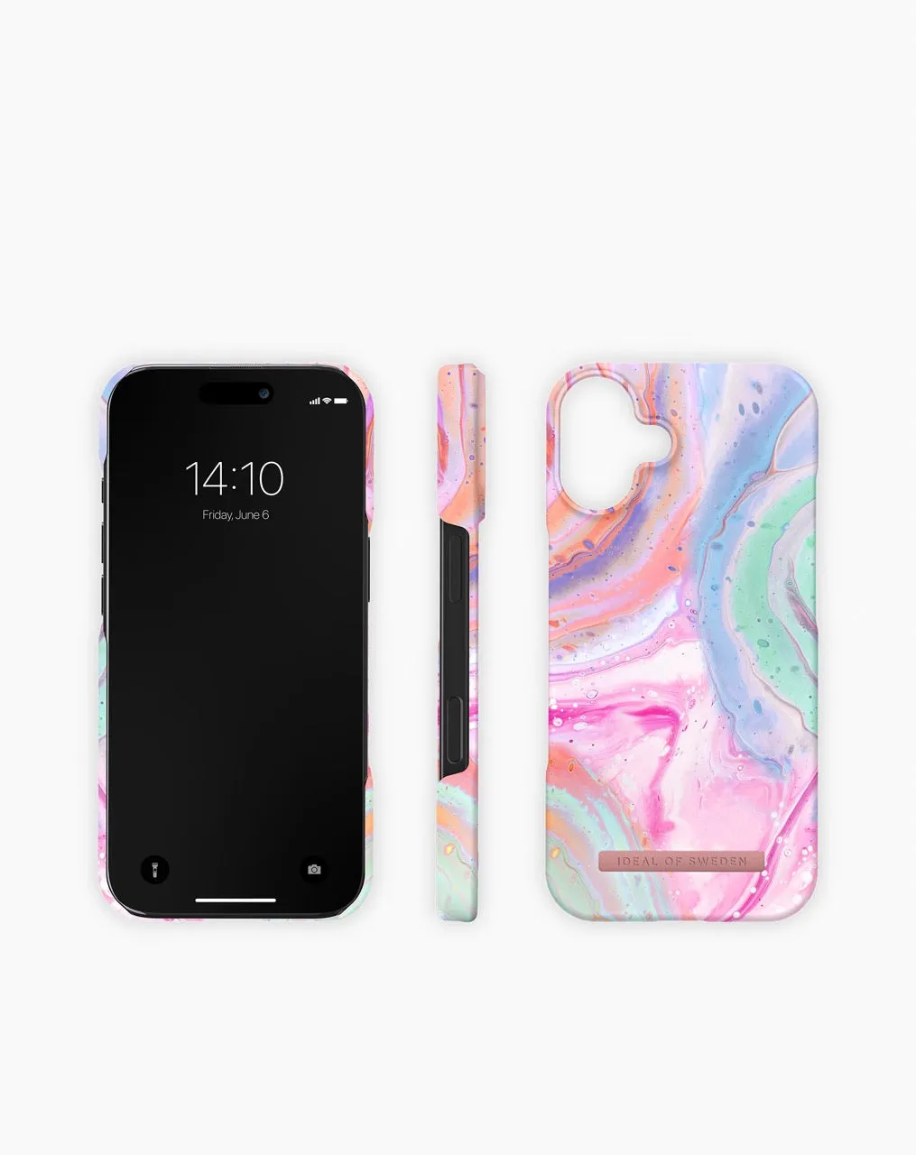 iDeal of Sweden - iPhone 16 Plus MagSafe Hardcase Case Recycled (IDFCMS-I2467-511) - Pastel Marble
