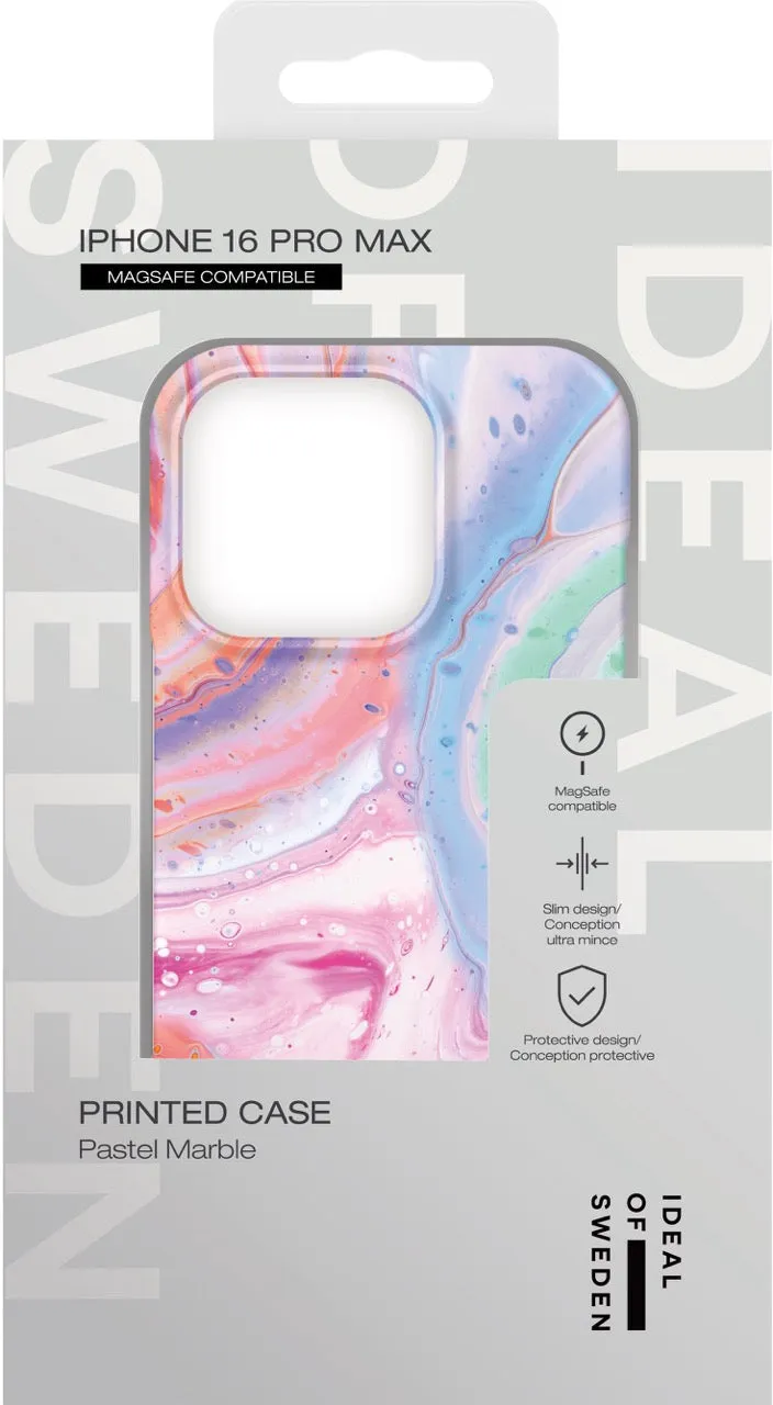 iDeal of Sweden - iPhone 16 Pro Max MagSafe Hardcase Case Recycled (IDFCMS-I2467P-511) - Pastel Marble