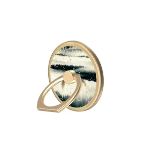 iDeal of Sweden - Magnetic finger grip ring holder 360 degrees for smartphones   magnetic insert (IDMRMSS21-256) - Golden Tie Dye