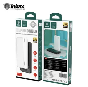 Inkax Dependable High Capacity 10000Mah Power Bank PBQ-08