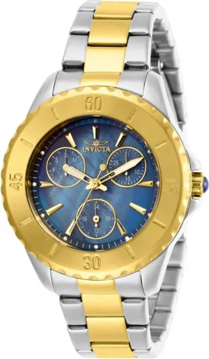 Invicta Angel Quartz Blue Dial Two-tone Ladies Watch 29111