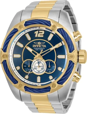 Invicta Bolt Chronograph Quartz Blue Dial Two-tone Men's Watch 31473