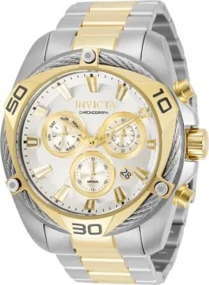 Invicta Bolt Chronograph Quartz Silver Dial Men's Watch 31319