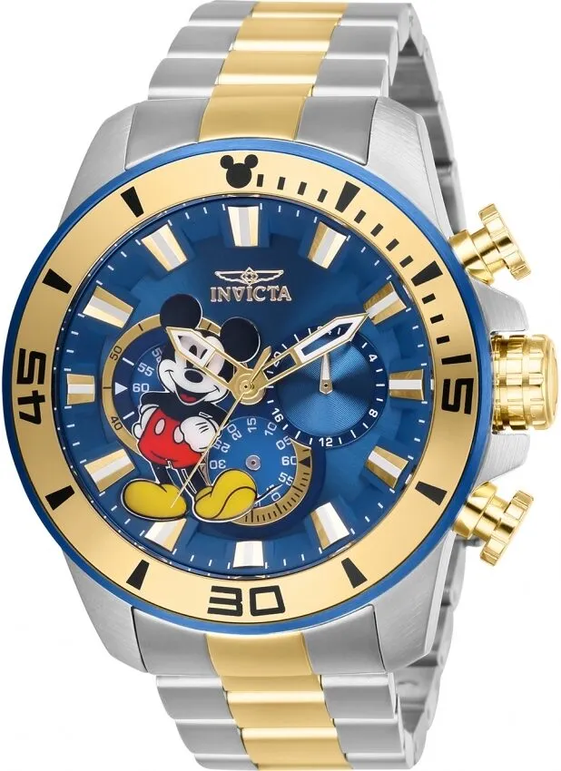 Invicta Disney Limited Edition Mickey Mouse Chronograph Blue Dial Men's Watch 27365