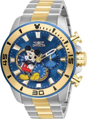 Invicta Disney Limited Edition Mickey Mouse Chronograph Blue Dial Men's Watch 27365