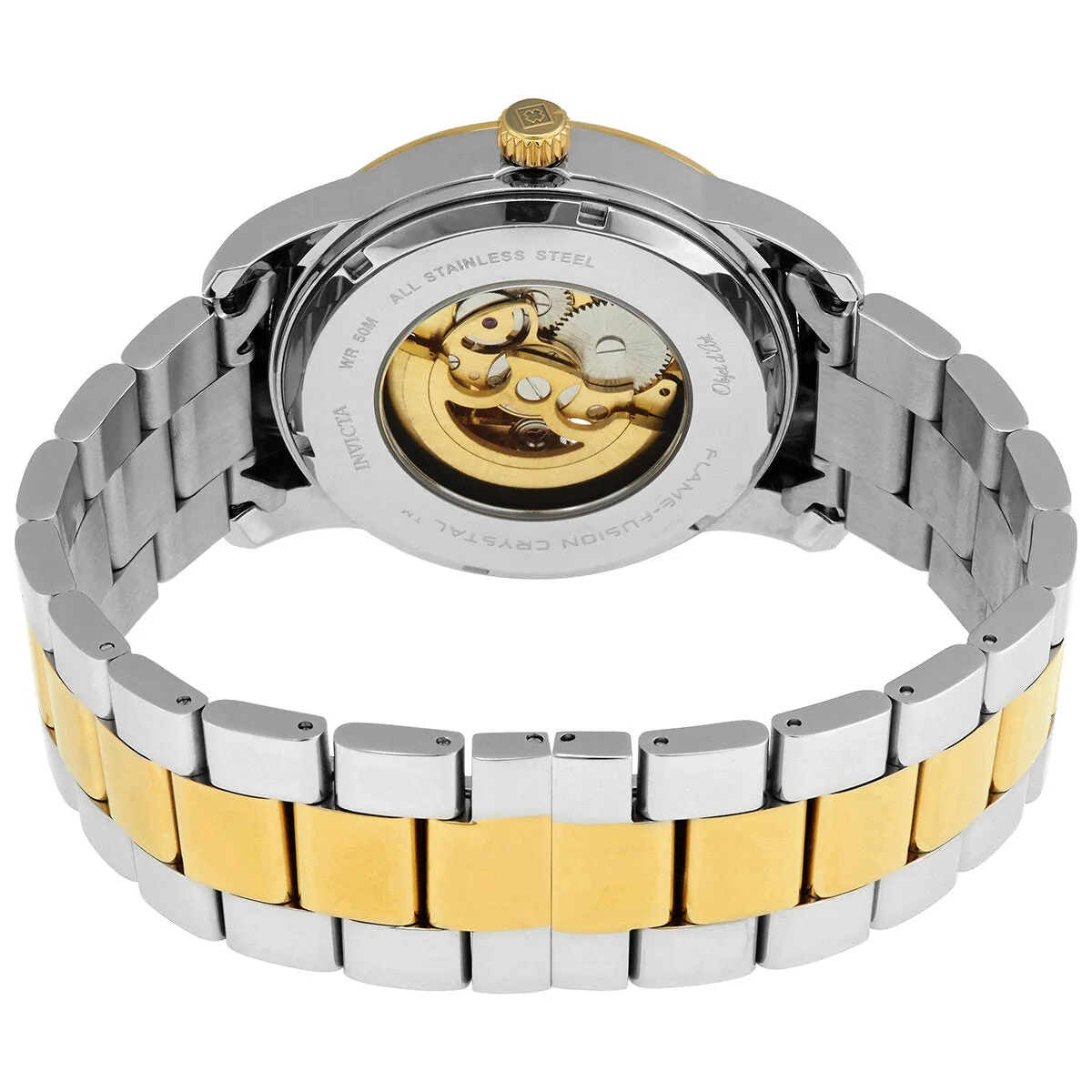 Invicta Objet D Art Automatic Silver Dial Two-tone Men's Watch 27561