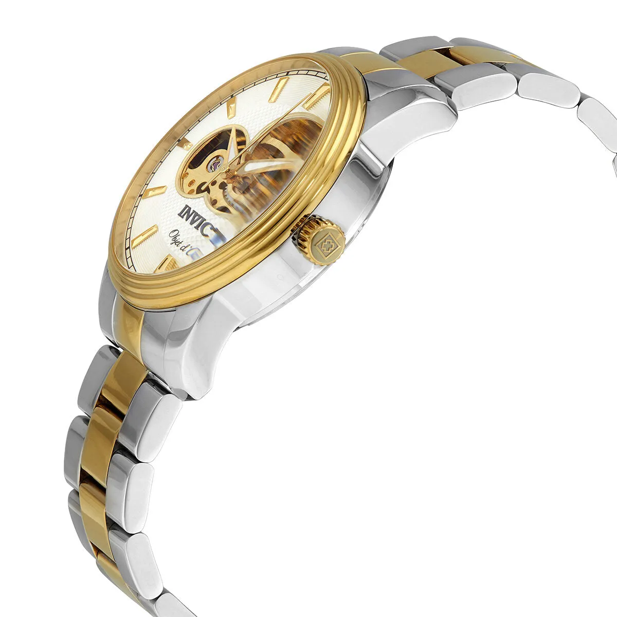 Invicta Objet D Art Automatic Silver Dial Two-tone Men's Watch 27561
