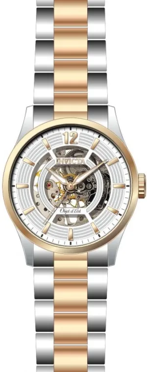 Invicta Objet D Art Automatic White Dial Men's Watch 27573