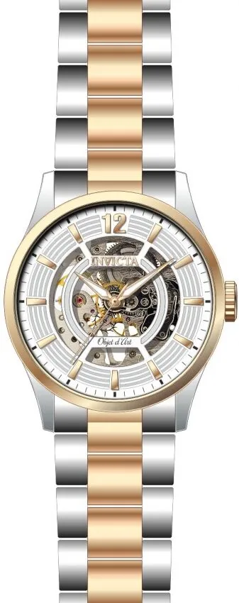 Invicta Objet D Art Automatic White Dial Men's Watch 27573