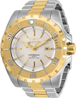 Invicta Pro Diver Automatic Silver Dial Two-tone Men's Watch 30501