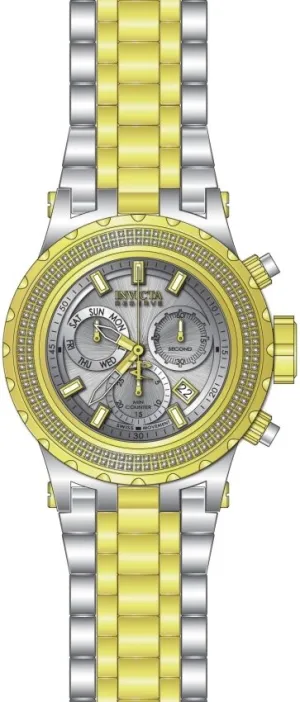 Invicta Reserve Chronograph Quartz Diamond Silver Dial Men's Watch 32798