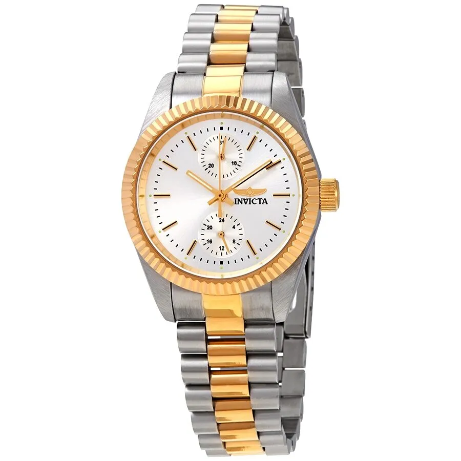Invicta Specialty Silver Dial Two-tone Ladies Watch 29440