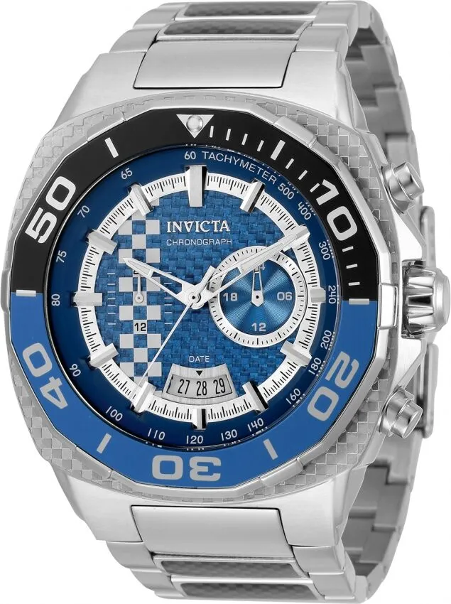 Invicta Speedway Quartz Blue Dial Batman Bezel Men's Watch 33195