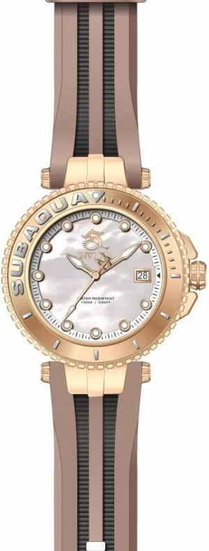 Invicta Subaqua Quartz White Mother of Pearl Dial Ladies Watch 27356