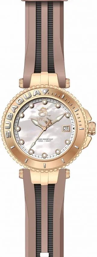 Invicta Subaqua Quartz White Mother of Pearl Dial Ladies Watch 27356