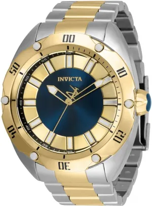 Invicta Venom QuartzGold and Blue Dial Men's Watch 33765