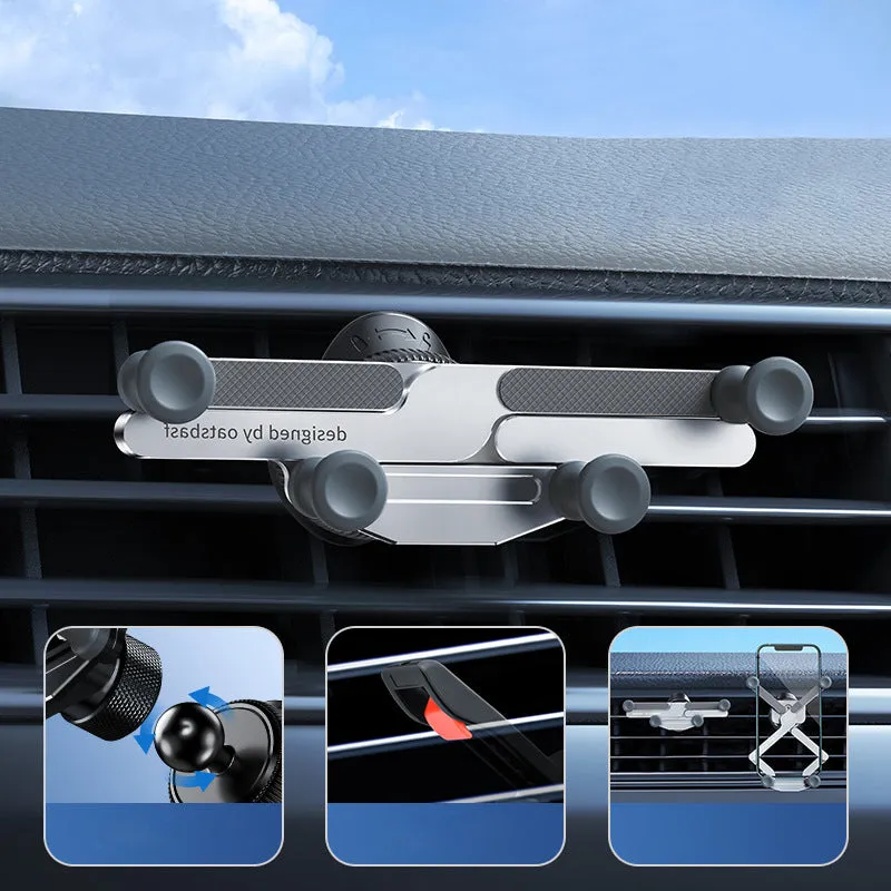Invisible Rotatable Air Vent Mount Car Phone Holder
