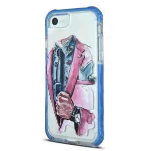 iOrigin iPhone 7 / iPhone 7 Plus Clear Bumper Case - Violet Suit