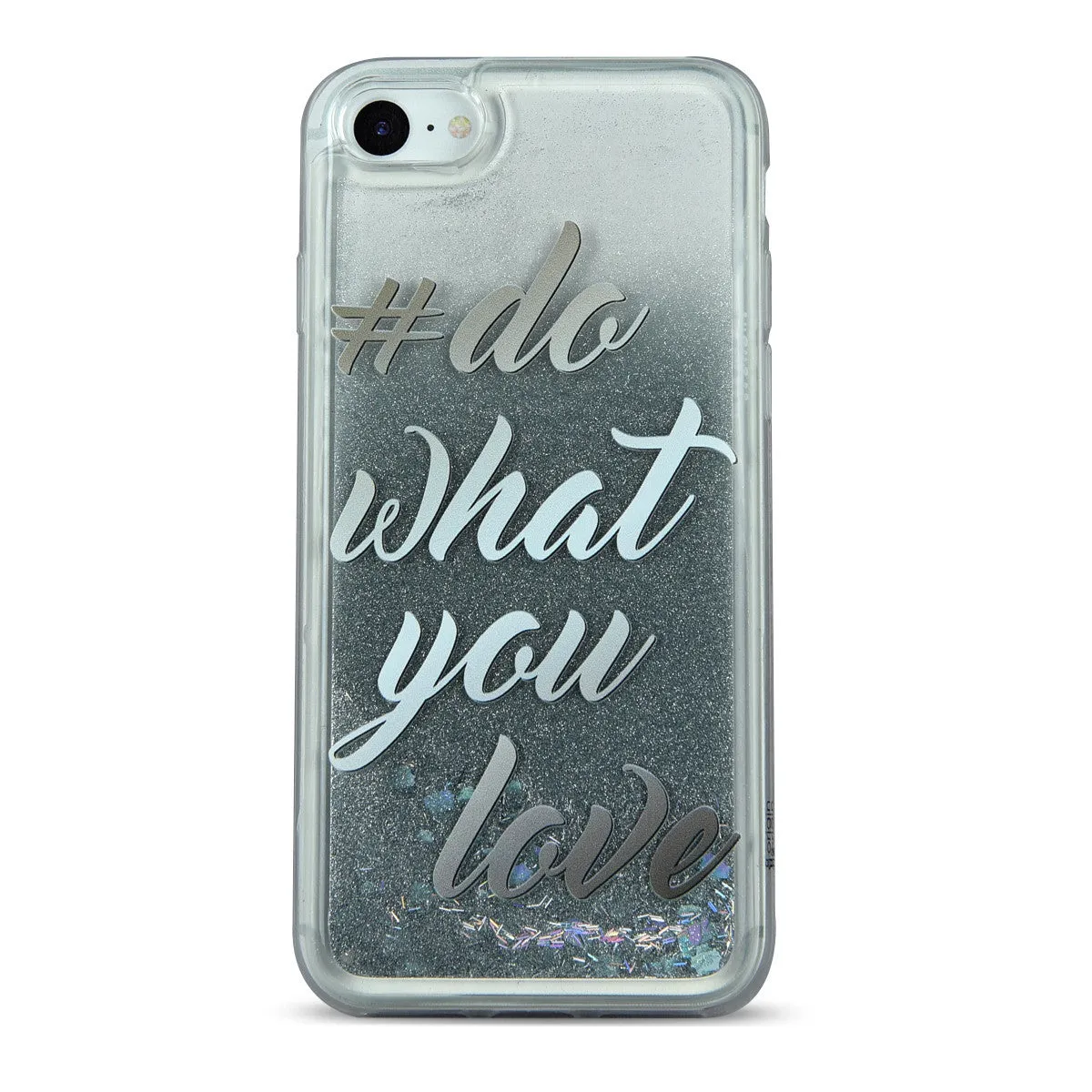 iOrigin iPhone 7 / iPhone 7 Plus Clear Glitter Case - Do What You Love