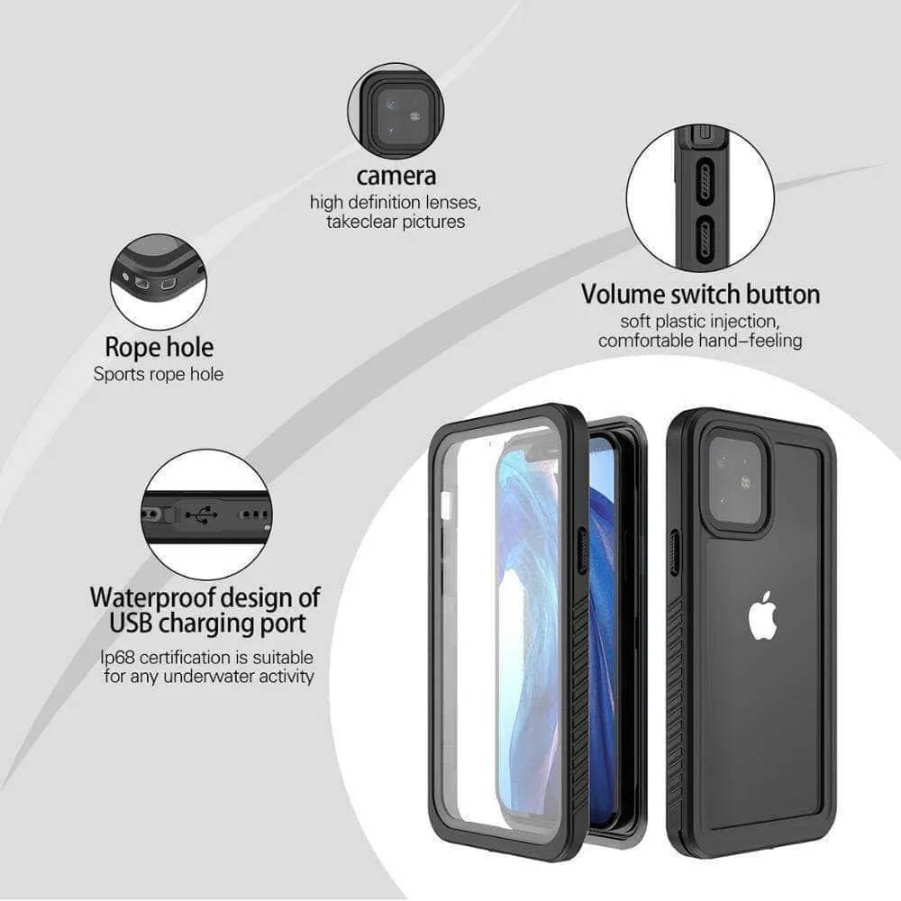IP68 Waterproof Case iPhone 12 Dustproof Diving