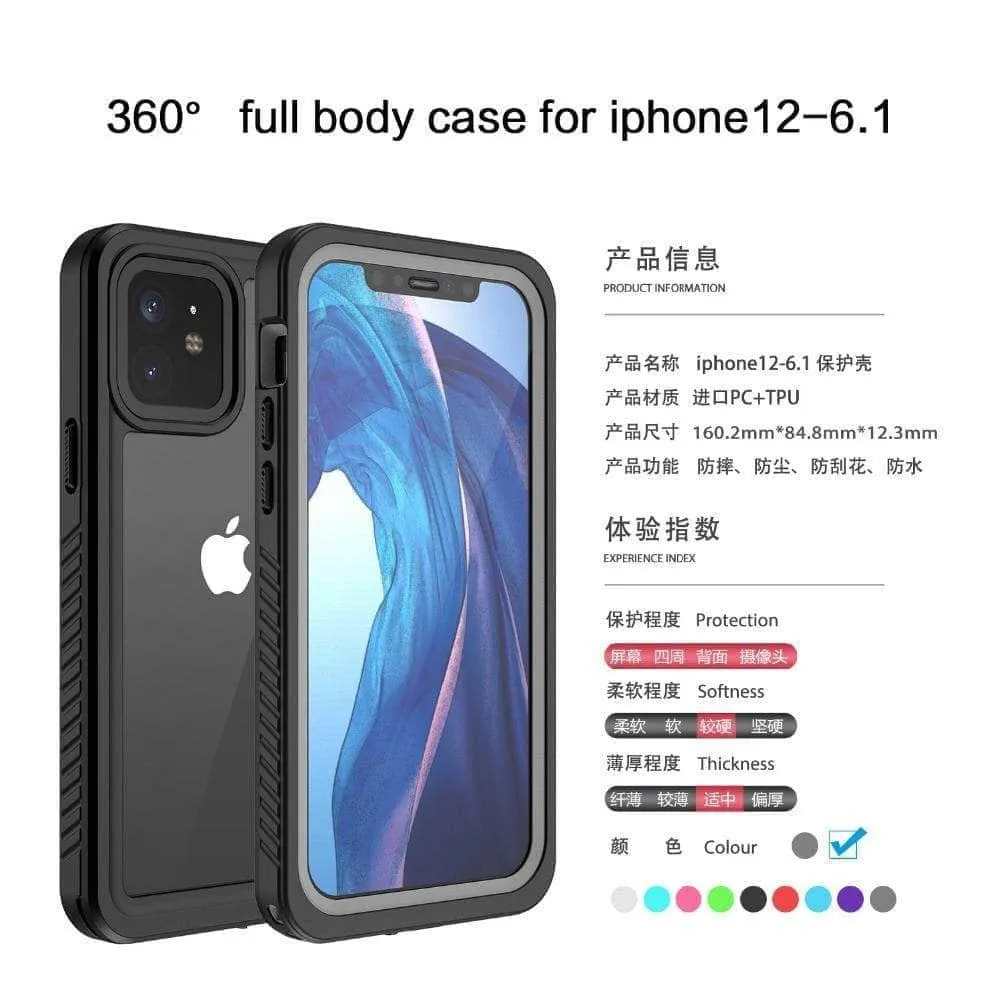 IP68 Waterproof Case iPhone 12 Dustproof Diving