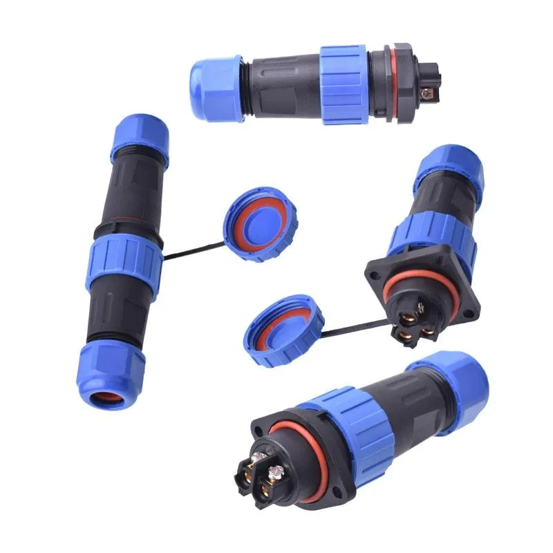 IP68 Waterproof Connector Male Plug &amp; Female Socket 2/3/4 Pin Optional