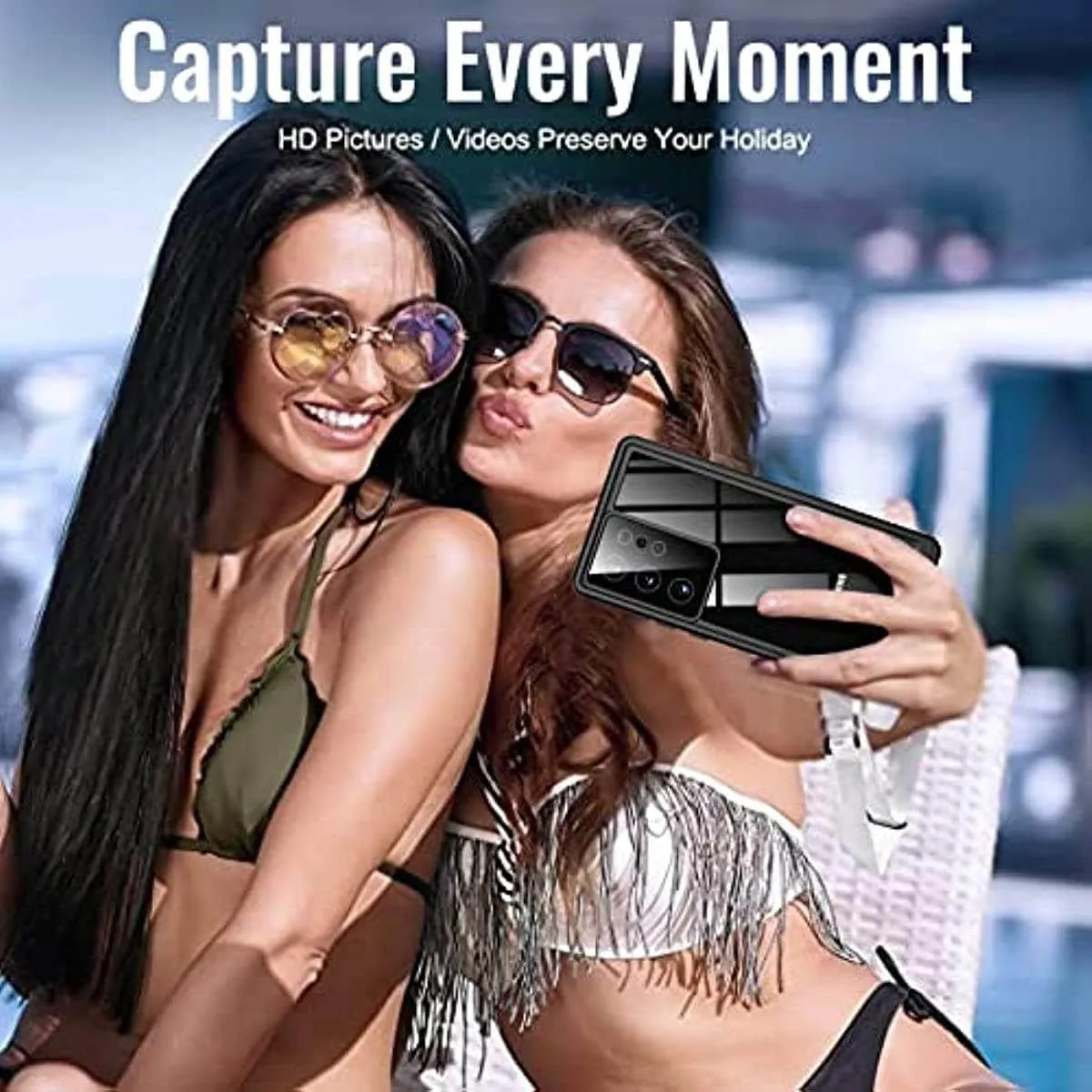 IP68 Waterproof Galaxy S23 Waterproof Swim Case