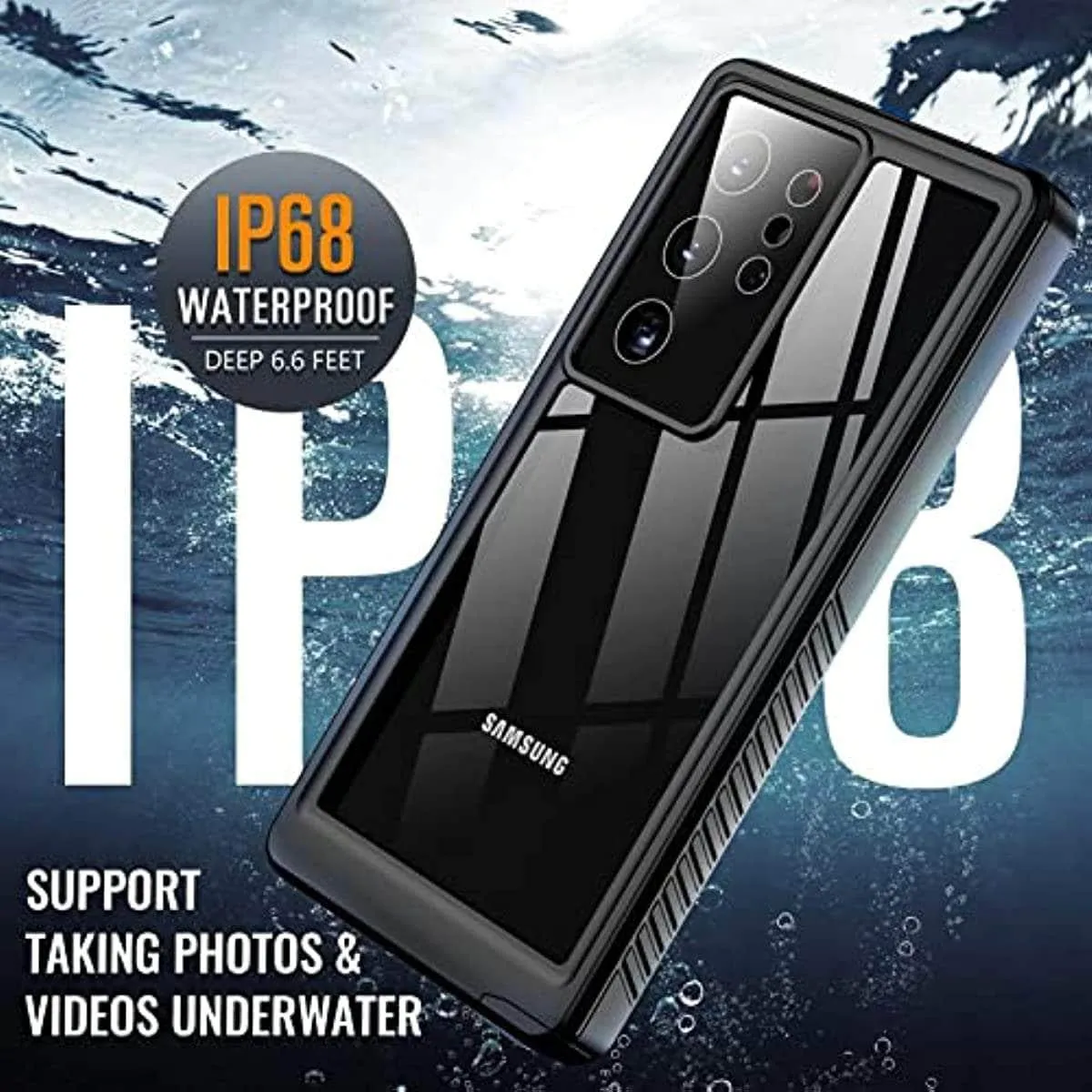 IP68 Waterproof Galaxy S23 Waterproof Swim Case